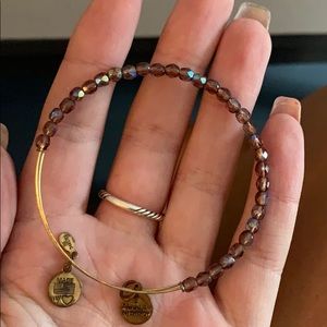 Alex and Ani purple bracelet